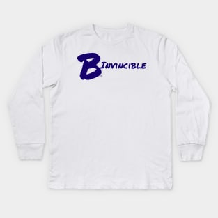 B Invincible Kids Long Sleeve T-Shirt